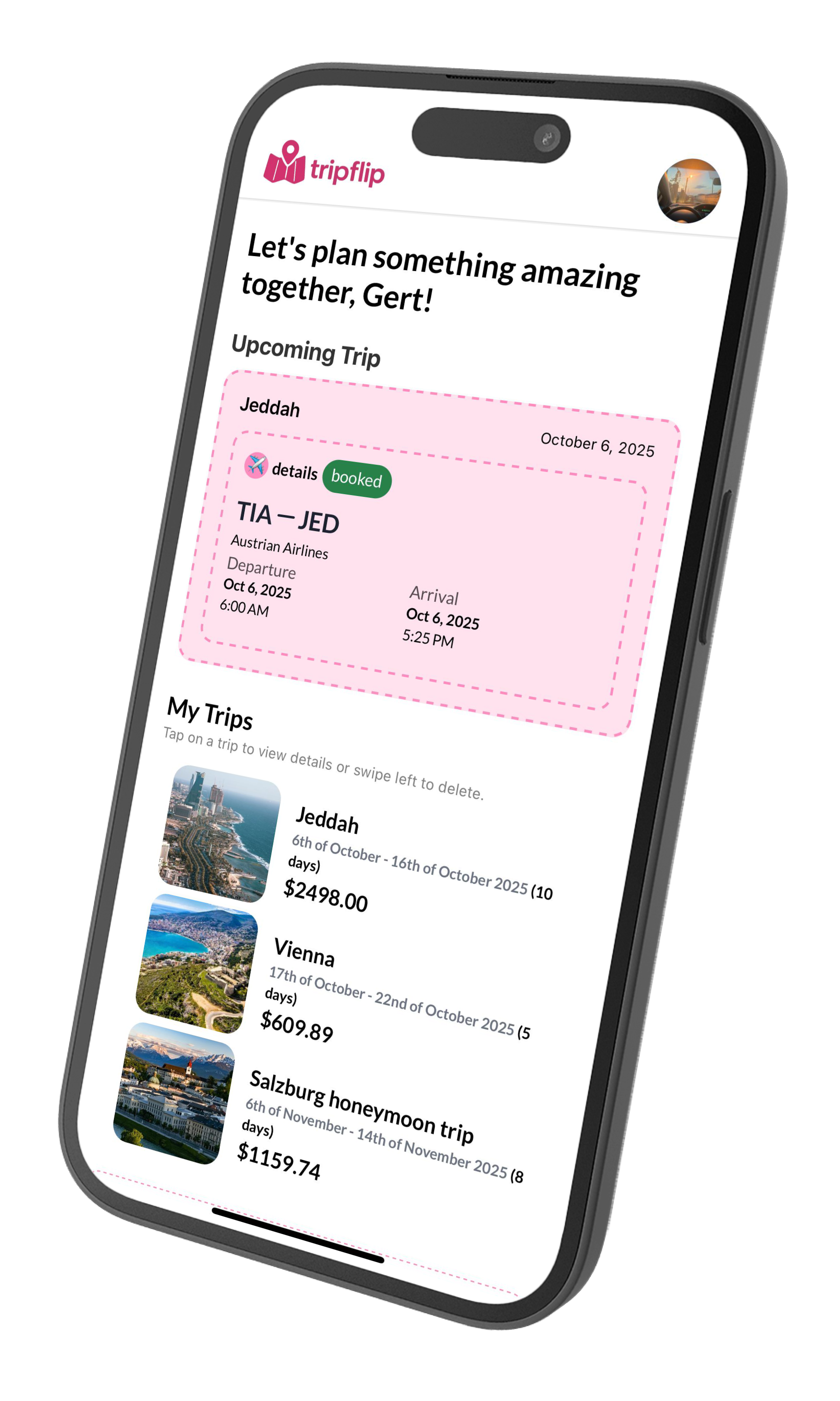 TripFlip App Preview